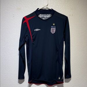 Umbro Dark Blue England Long Sleeve Jersey